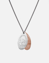 Load image into Gallery viewer, Silver Penny Chain Necklace, Mermaid