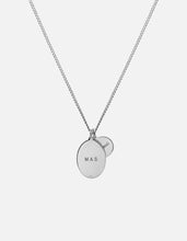 Load image into Gallery viewer, Mini Dove Pendant Necklace, Silver/Teal