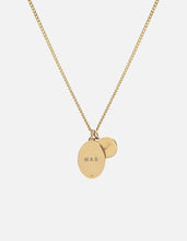 Load image into Gallery viewer, Mini Dove Necklace, Gold/Teal