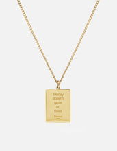 Load image into Gallery viewer, Got It From My Momma Pendant, Gold Vermeil