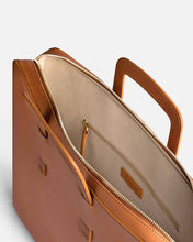 Load image into Gallery viewer, Slim Briefcase, Tobacco