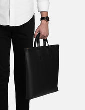 Load image into Gallery viewer, Slim Tote, Textured Black