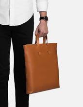Load image into Gallery viewer, Slim Tote, Tobacco
