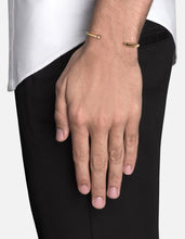 Load image into Gallery viewer, Aire Cuff, Gold Vermeil/Navy White
