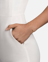 Load image into Gallery viewer, Aire Cuff, Gold Vermeil/Off-White
