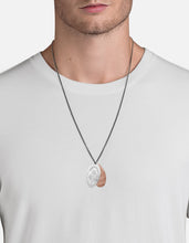 Load image into Gallery viewer, Silver Penny Chain Necklace, Palm Tree
