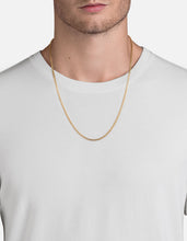 Load image into Gallery viewer, 3mm Cuban Chain Necklace, 14k Gold
