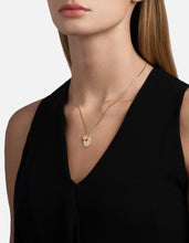 Load image into Gallery viewer, Mini Saints Necklace, Gold Vermeil/Sapphire
