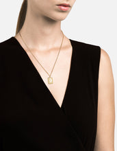 Load image into Gallery viewer, Poppy Frame Necklace, Gold Vermeil
