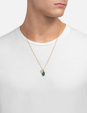 Load image into Gallery viewer, Fortuna Necklace, 14k Gold/Blue
