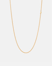 Load image into Gallery viewer, 2mm Cuban Chain Necklace, Gold
