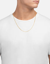 Load image into Gallery viewer, 2mm Cuban Chain Necklace, Gold
