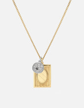 Load image into Gallery viewer, Frame Necklace, 14k Gold/Sterling Silver

