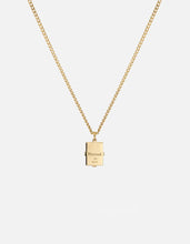 Load image into Gallery viewer, Lennox Necklace, Gold Vermeil/Blue Agate
