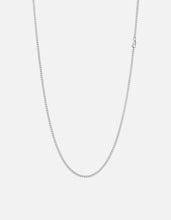 Load image into Gallery viewer, 2mm Cuban Chain Necklace, Sterling Silver
