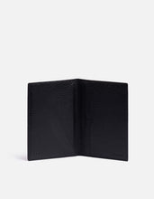 Load image into Gallery viewer, Modern Passport Wallet, Textured Black
