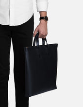Load image into Gallery viewer, Slim Tote, Textured Navy Blue

