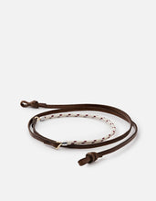 Load image into Gallery viewer, Nexus Leather Sunglass Cord, Sterling Silver
