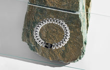 Load image into Gallery viewer, 3mm Two-Tone Cuban Chain Bracelet
